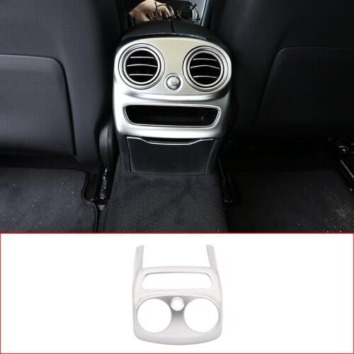 Car Interior ABS Rear Row Air Conditioning Vent Frame Cover Trim Accessories For Mercedes Benz C Class W205 2019-2020