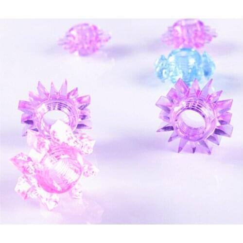 10pcs finger delay cock ring vibrator sleeve lasting products dotted Clitoris g spot squirt penis extend rings sex toys for man