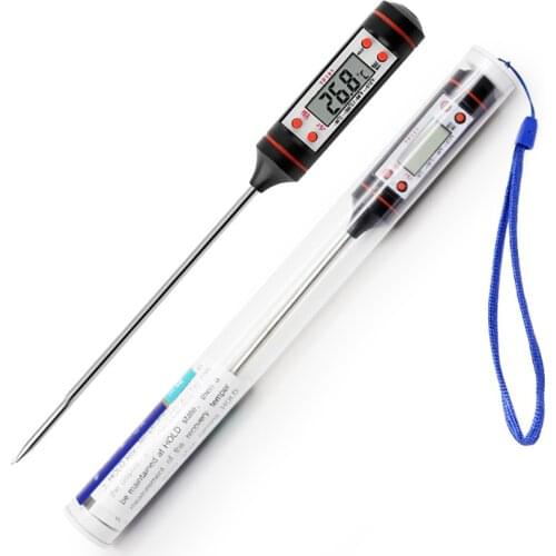 Kitchen Cooking Food Meat Instant Read Thermometer Probe Digital BBQ Smoker Baking Oil Milk Pen Style Thermometer