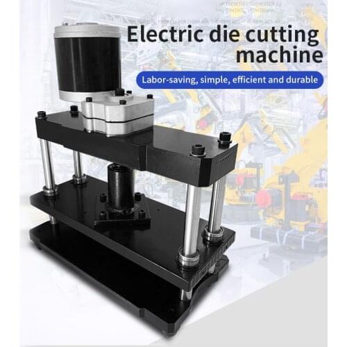 Knife Die Punching Machine Small Electric Manual Die-Cutting Press Leather Cutting Machine Hydraulic Desktop Pneumatic