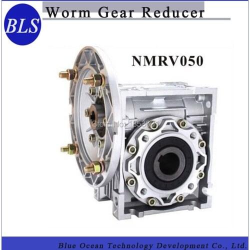 NMRV040 Worm Reducer Gear Ratio 7.5 - 100 :1 for Normal Stepper Motor or Nema Motor