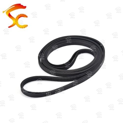 2PCS/Lot 3D printer Timing belt closed loop rubber GT2 1350 length 1350mm teeth 675 width 6mm/9mm/10mm/12mm/15mm/20mm 1350-2GT