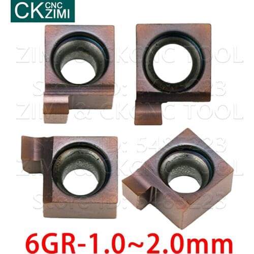 6GR Inside Shallow Groove Carbide Turning Insert lathe groove cutting blade tool 6GR 100 150 200 for SNGR Grooving Turning Tools