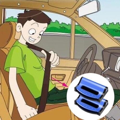 Universal Car Belts Folder Safety Adjustable Auto Clip Stop Interior Plastic Stopper Automobile Accessories Buckle But I7J5