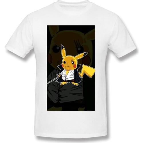 Nerdy Mens Basic Short Sleeve T-Shirt Homme Clothes Shanks Pika Anime Cosplay Tees Tops EUR Size