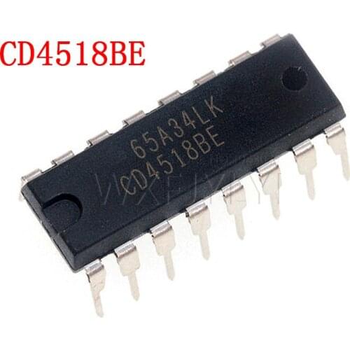 10pcs CD4518BE DIP-16 CD4518 DIP 4518BE 4518 DIP16