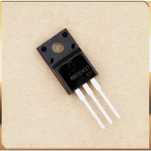 10PCS/LOT MBRF3045CT MBRF3045 3045CT Schottky Diode TO-220F New off-the-Shelf