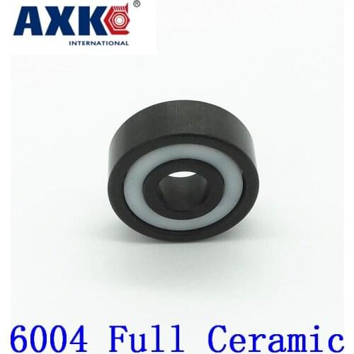 2021 Rodamientos Axk 6004 Full Ceramic Bearing ( 1 Pc ) 20*42*12 Mm Si3n4 Material 6004ce All Silicon Nitride Ball Bearings