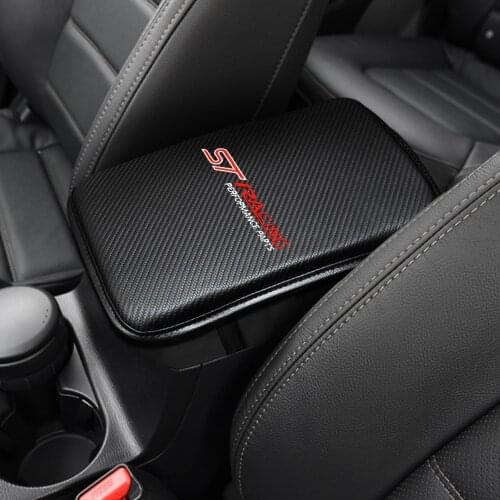 Car Armrest Box Cushion Centre Armrest Mat Interior Protector Pad For Ford ST Fiesta EcoSport Escort Focus 1 2 3 mk2 mk3 mk4 mk5