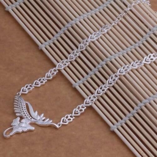 Free Shipping 925 Silver Necklaces & Pendants Fashion Silver Jewelry The bright small animals /bnrakeya dadalrka AN067