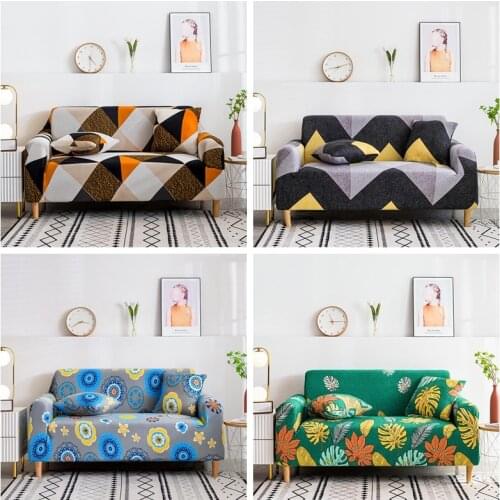 2021 All cover Sofa Cover 1/2/3/4 Seats Elastic couch armchair slipcover Corner L shape capa de sofa impermeavel 2 e 3 lugares