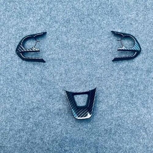 For 2019 2020 Toyota RAV4 RAV 4 Accessories Car Steering Wheel Trim Control Button Frame Cover Protector Sticker ABS Car Styling