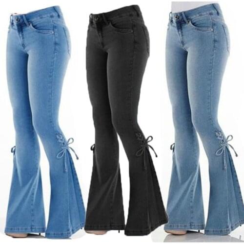 DROWYD Women's Flared Jeans