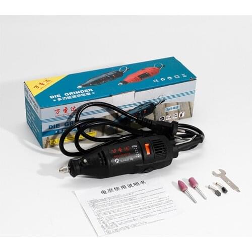 Mini Electric Grinder Set Small Electric Grinder Polishing Drilling And Cutting Mini Speed Electric Drill 180W Wood Drilling