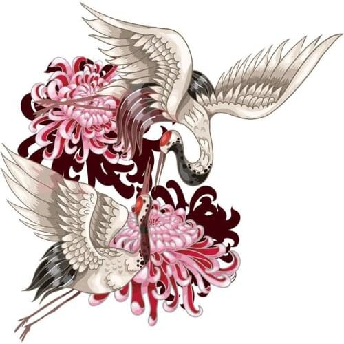 LNEW ron On Patch For Clothes T-shirts Dresses Clothes Stickers Eco-friendly Stripes Diy Washable bird Patches Summer