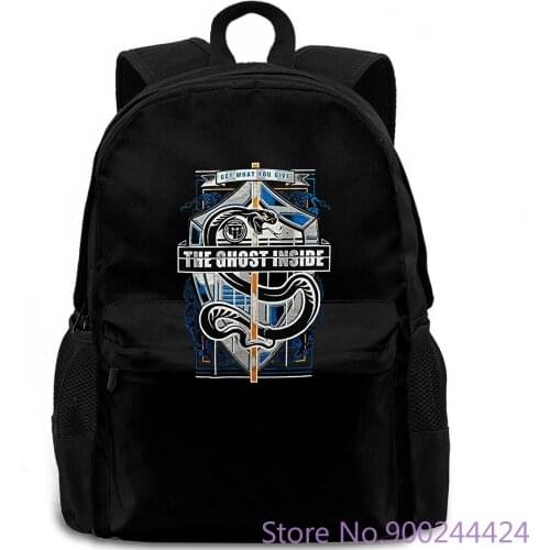 The Ghost Inside Snake Crest Cool Funny Men High Quality Men Summer backpack