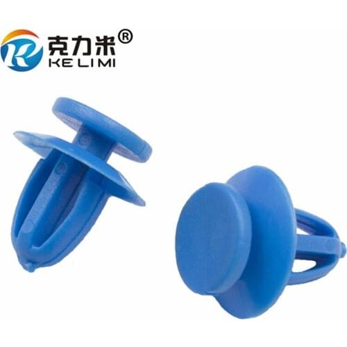 KE LI MI Nylon Door Panel Retainers Clips Blue Car Universal Decorative Buckle