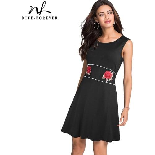 NICE-FOREVER Plus Size Summer Dresses