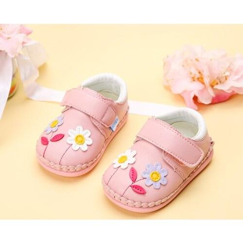 2019 spring 0-1-2 years old soft bottom baby step before the single shoes Finner handmade female baby toddler shoes