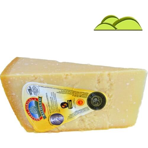 Parmigiano Reggiano Pdo Parmesan Cheese from Parma from hills (Saliceto) 1st quality 36 months - Alma Caseus 2016 Award 1 kg