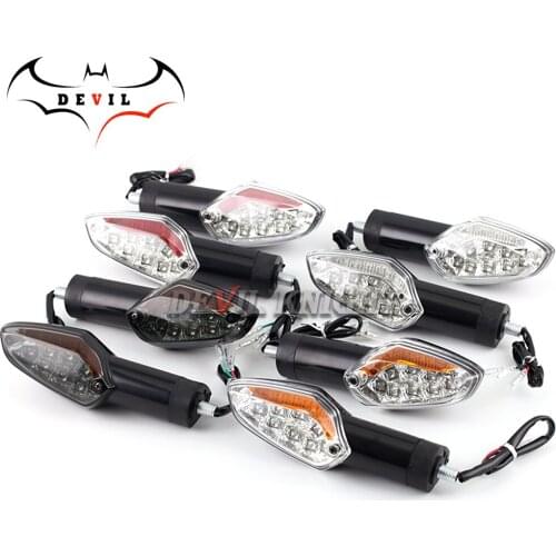 For HONDA CBR250R 2011-2015, CBR300R CB300F 2014-2017 Front/Rear LED Turn Signal Indicator Light Blinker Lamp Motorcycle