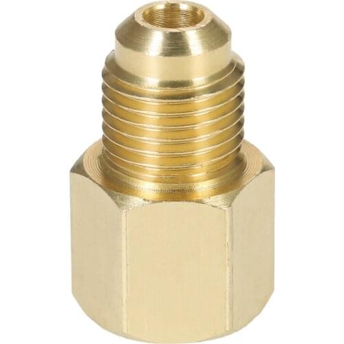R134A Refrigerant Tank/Vacuum Pump Adapter to R12 Fitting Adapter 1/2inch Female to 1/4inch Male