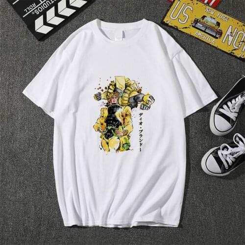Showtly 2019 Adventure T-Shirt Jojo Bizarre Cool Design Tee Tops Harajuku Streetwear Print Casual FashionMen/Women T Shirt