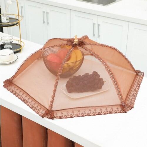 High quality kitchen cover household folding washable summer food cover vegetable cover vegetable cover umbrella rice cover