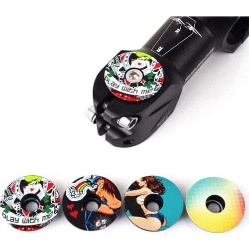 Bicycle Bowl Cover Bike Stem Top Cap For Fixie Gear Fork Tube Headset Cap Cycling Accessories