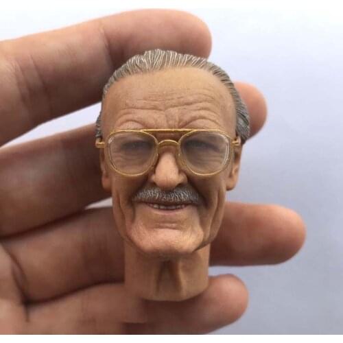 1/6 Male Head Sculpt with Sunglasses Smiling