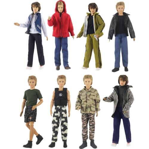 1 Set Doll Clothes Outfit for 12 inch Ken Doll Many Style for Choice A01