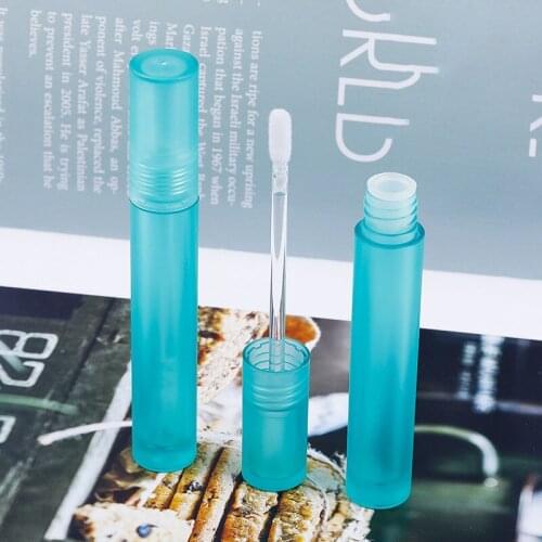 100pcs 4ml Empty Lip Gloss Tubes with Brush Tip Refillable Lip Glaze Lip Balm Bottles Eyelash Growth Liquid Tube