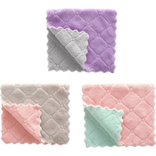 27x16cm Bath Towel for Baby Soft Infant Newborn Washcloth Face Towels Blanket Super Absorbent Cleaning Rag