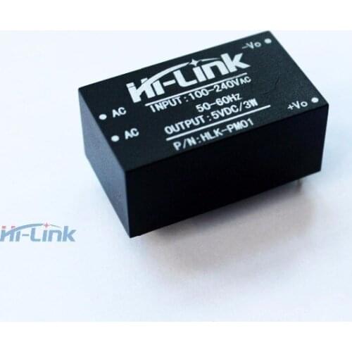 5pcs/lot JINYUSHI for Hi-link AC-DC HLK-PM01 220V 5V Step down power supply module 100% New&Original