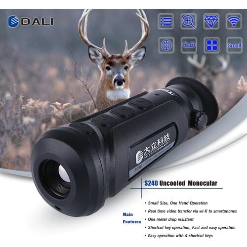 DALI S240 Hunting Thermal Imaging Monocular Hot-spot Tracking Built WIFI to Connect Mobile Phone Infrared Thermal Imagery Camera