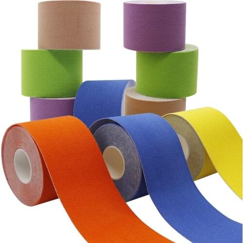 2 Size Kinesiology Tape Athletic Recovery Elastic Tape Muscle Self-adhesive Bandage Support for Gym Fitness Bandage Type