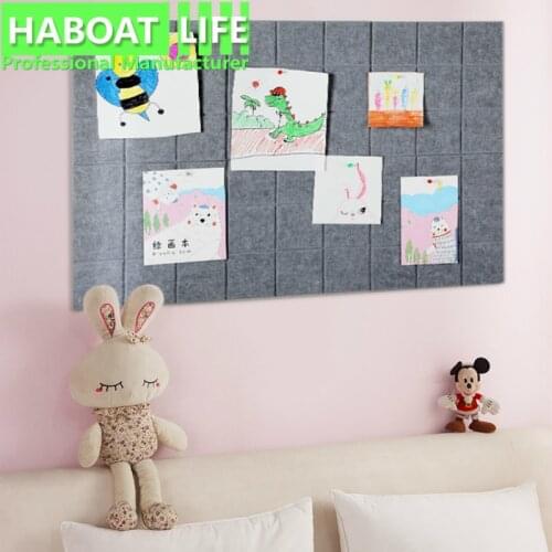 Felt Photo Wall Kindergarten Works Cork Board Display Wall Stickers Message Background Board for Home Office School G