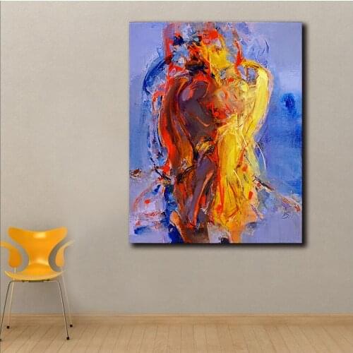 Angel in the shadow Graffiti Pop Art Canvas Painting Print Living Room Home Decor Modern Wall Art Oil Painting Poster Unframed