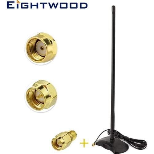 850/900/1900MHz Antenna Kit High Gain LTE RP-SMA Antenna +SMA Male to RP-SMA Female for Mobile Phone Signal Enhancer Repeater