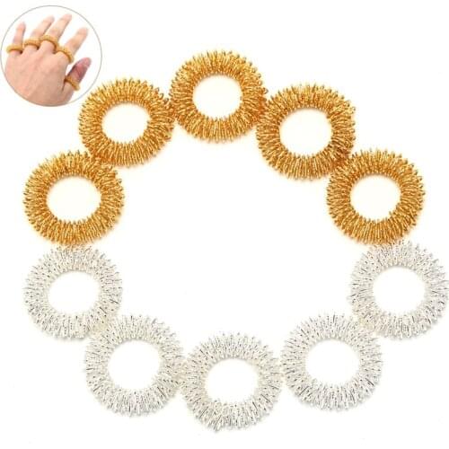 5PCS Finger massager massage Ring Health Care Set Home Use Health Care Tools Acupressure figure Massager Relax Finger Hand Care