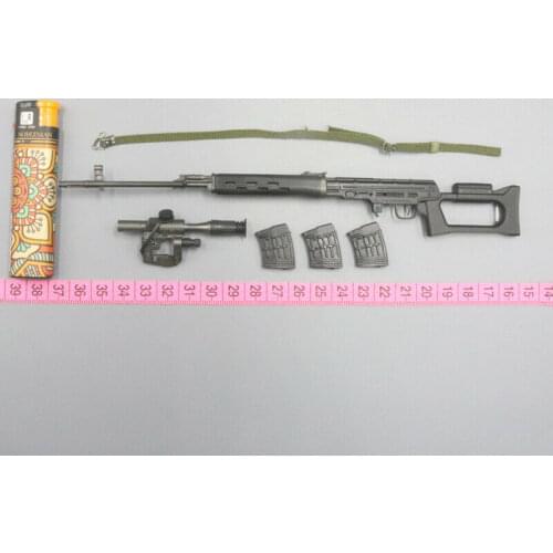 E23 DAMTOYS DAM 78078S 1/6 Scale Russian Sniper SVD Main Weapon Model for 12"