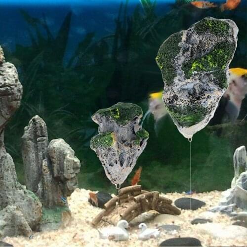 Floating Pumice Suspended Stone Fish Tank Decoration Artificial Floating Rock Aquarium Decor Ornament Resin 1pc Flying Rock