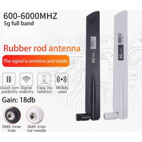 Full-band 3G 4G 5G Antenna Omnidirectional High Gain 600-6000MHz For Wireless Network Card Wifi Router High Signal Sensitivity