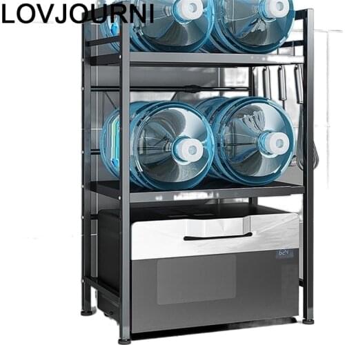 Accessories Keuken Almacenamiento Adjustable Microwave Shelf Mutfak Cuisine Cocina Organizador Kitchen Storage Rack Holder