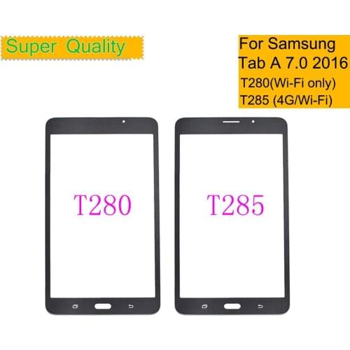 10Pcs/lot For Samsung Galaxy Tab A 7.0 2016 SM-T280 SM-T285 T280 T285 Touch Screen Panel Front Outer Glass Lens Replacement