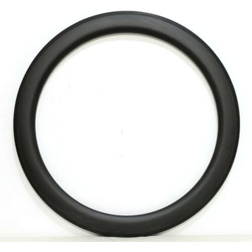 High-quality 700C 60mm depth Carbon wheels 25mm Width Clincher/Tubular Road Bike carbon single Rim 3K/UD weave Free shipping
