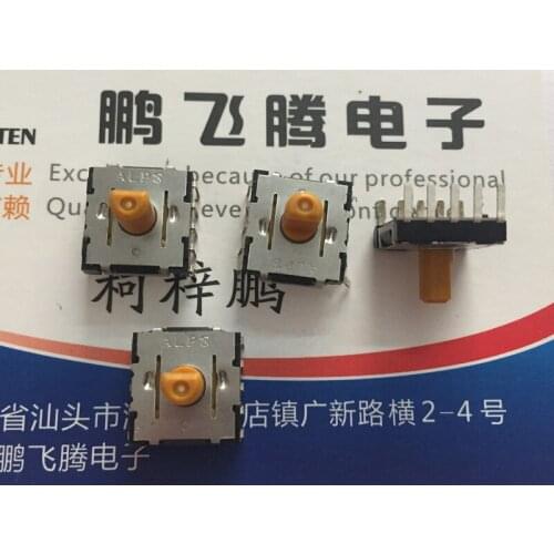 2PCS/lot Japan ALPS SRBQ490100 9-gear rotation angle switch band switch straight plug 10 feet with handle 360 degree rotation