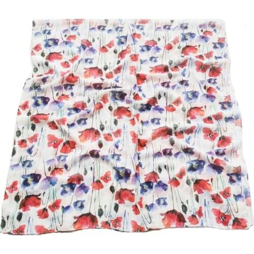 2021 Women Floral Printed Pattern Cotton Scarf Shawls Wraps Hijabs 10pcs/lot