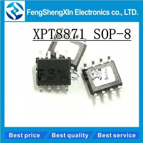 10pcs/lot New XPT8871 8871 SOP-8 Class AB 5 w power amplifier distortion audio power amplifier block