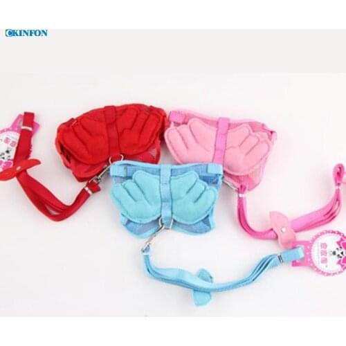 100Pcs/Lot Little Angel Pet Leash Set, Angel Wings Dog Leash With Close Protection